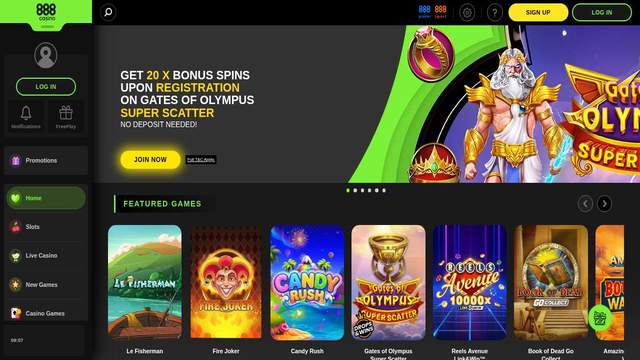 888Casino casino screenshot